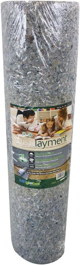 MP Global Products Insulayment Underlayment for Glue and Nail Down Flooring