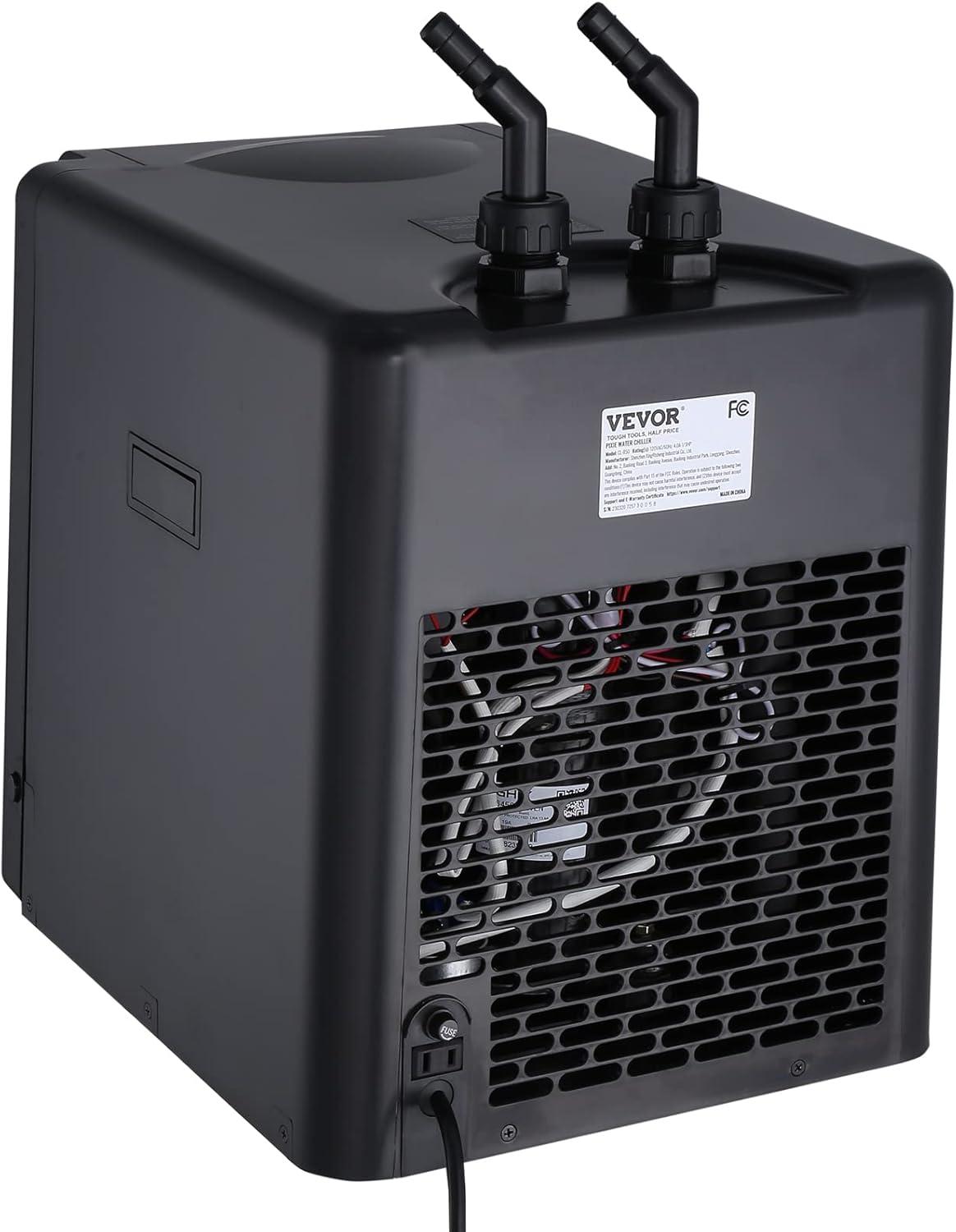 VEVOR 110 Gallon Black Polyester Aquarium Chiller