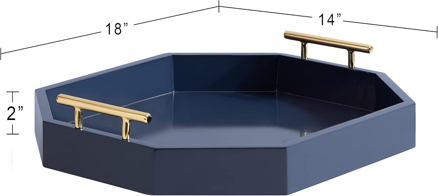 Kate and Laurel Lipton Radius Rectangle Tray