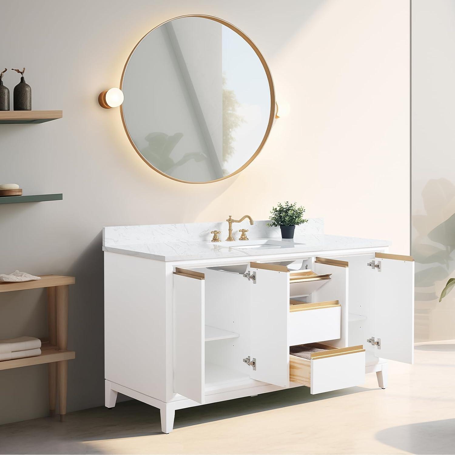 60 Single Bathroom Vanity with Top