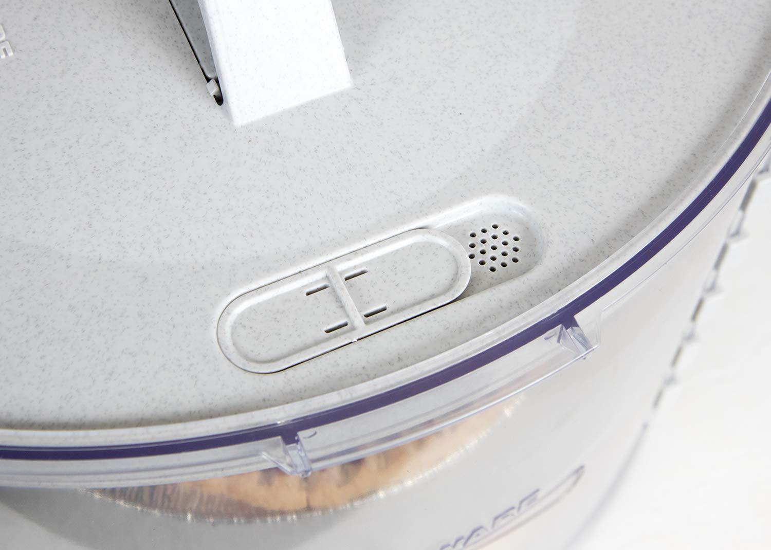 Clear BPA-Free Round Pie and Cake Storage Box with Adjustable Shelves