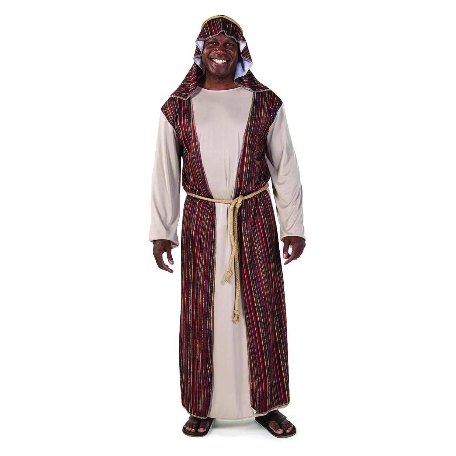 Deluxe Adult Joseph Costume - Apparel Accessories - 3 Pieces