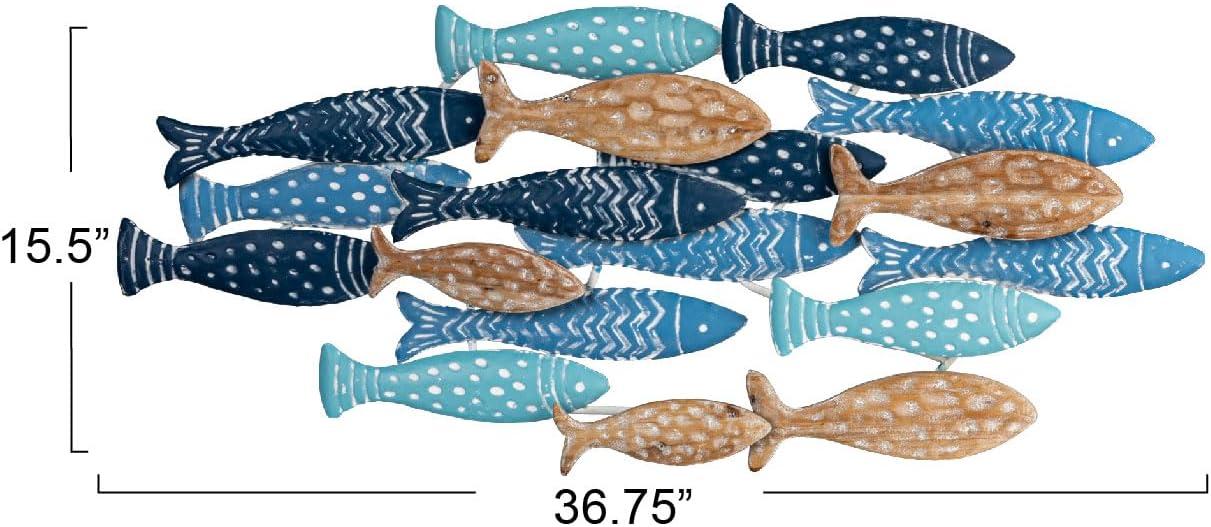 Highland Dunes Coastal Animals Wall Decor on Metal