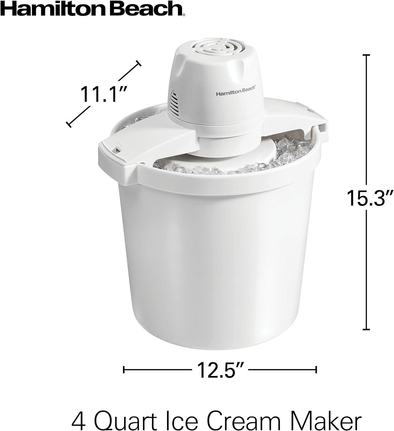 Hamilton Beach 4 Qt. Ice Cream Maker