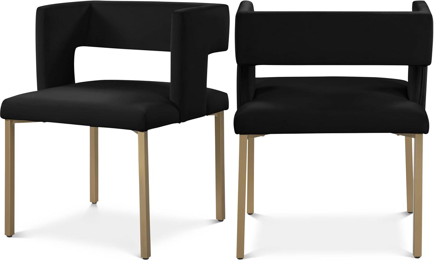 Inga 19'' H Velvet Upholstered Side Chair