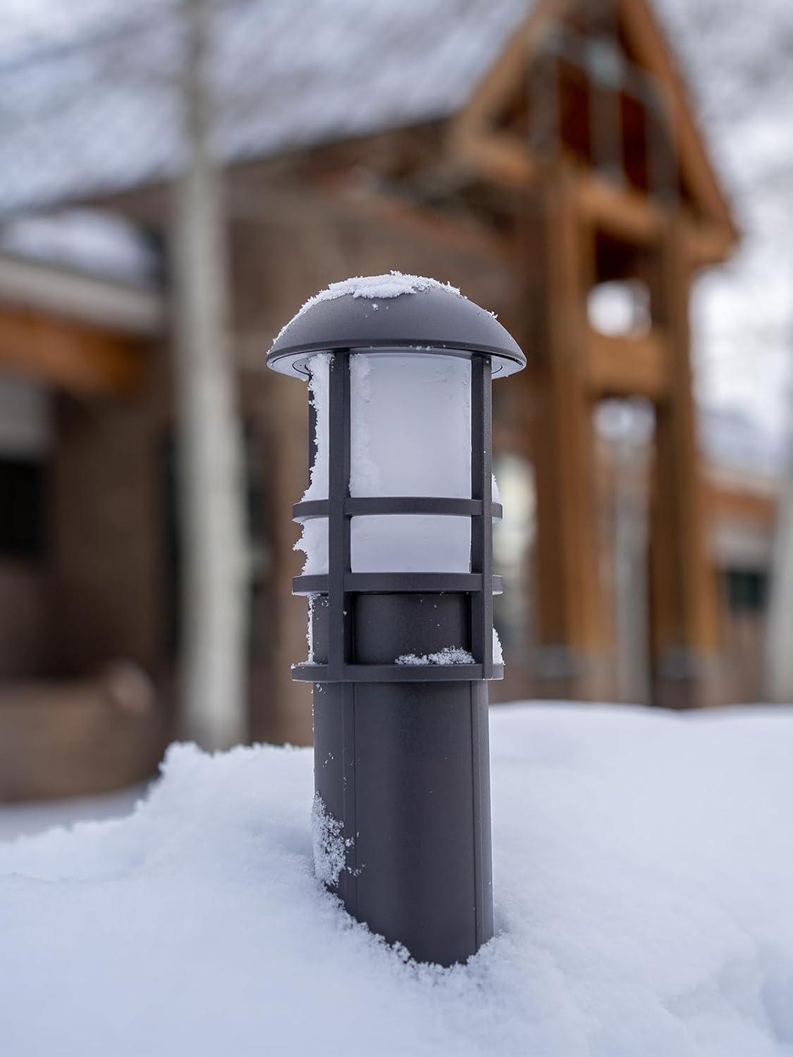 LEONLITE 8-Pack Low Voltage Landscape Lights Pathway, 3W 12V LED Path Lights, CRI90+, IP65 Waterproof Walkway Light, ETL Listed, Oil Rubbed Bronze Aluminum Housing, 3000K Warm White