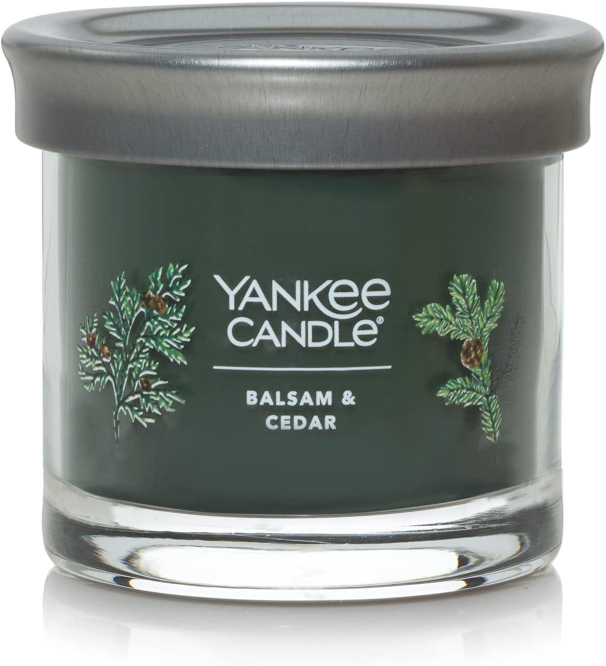 Balsam & Cedar Scented Small Soy Tumbler Candle