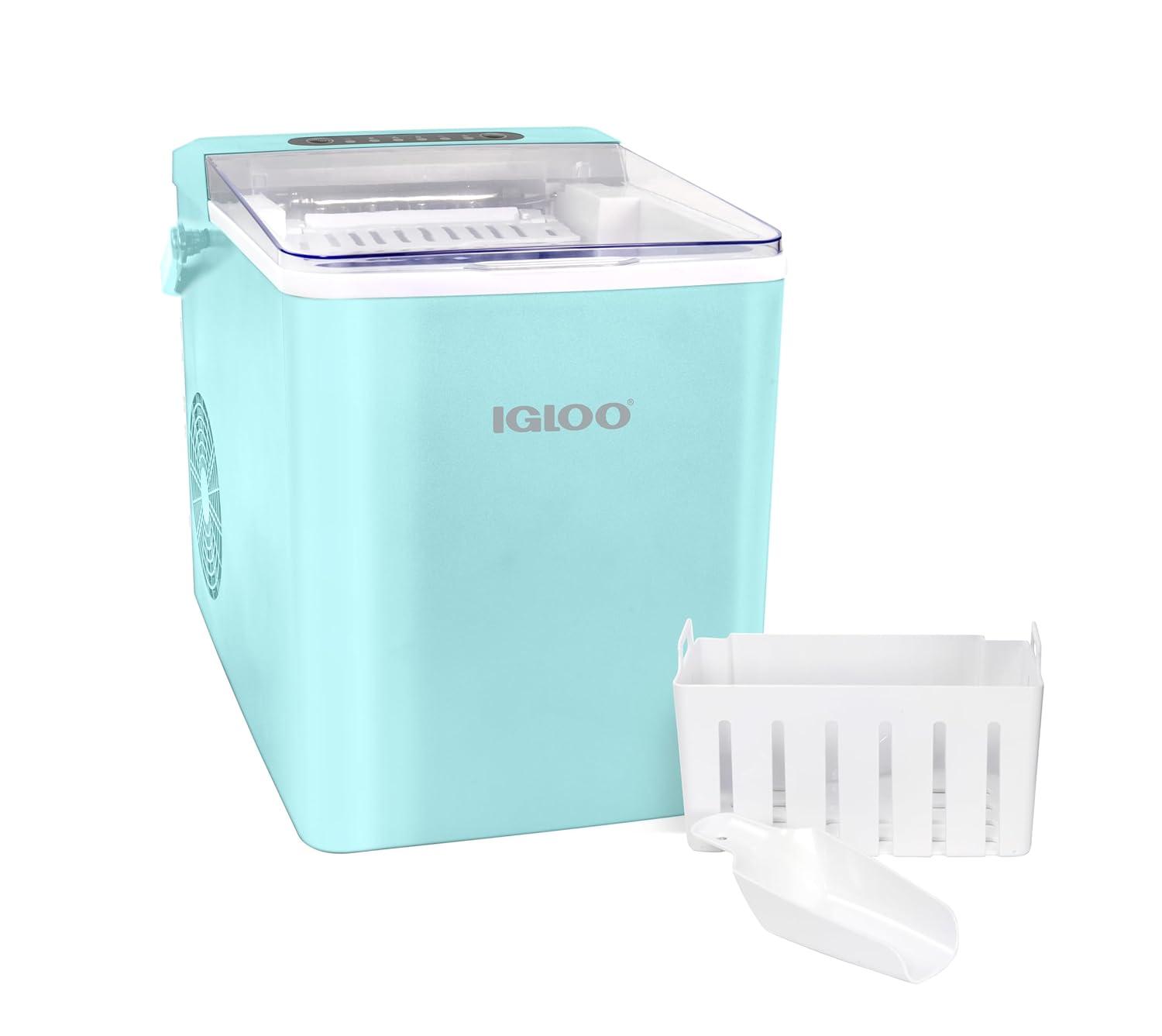 Igloo Igloo 26-Pound Automatic Self-Cleaning Portable Countertop Ice Maker Machine With Handle