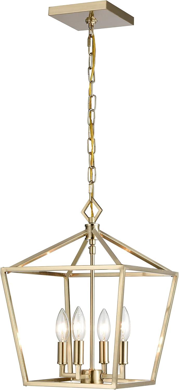 Millennium Lighting Ritner 4 - Light Pendant in  Modern Gold