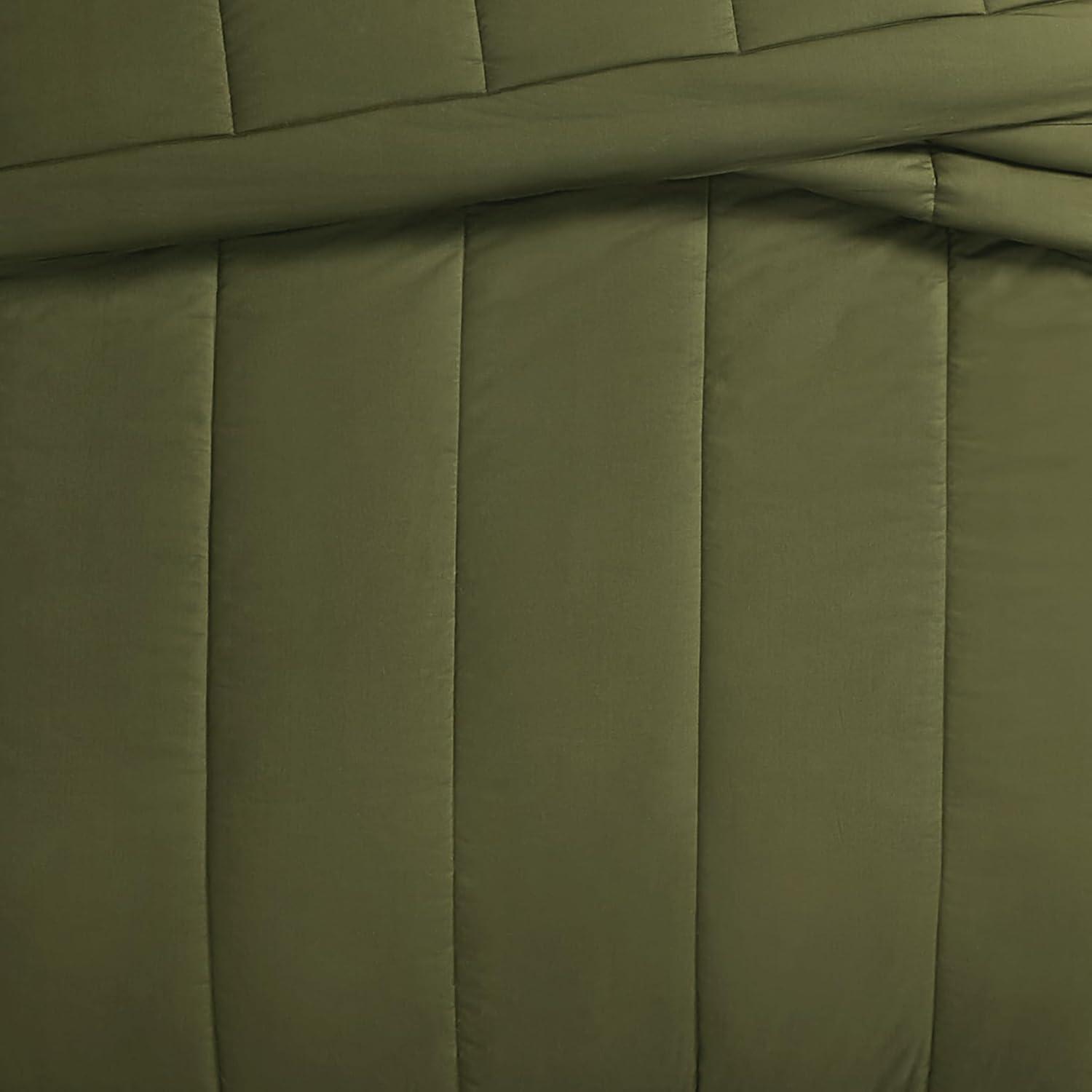 Brooklyn Loom Brooklyn Loom Oversized Cotton Percale King 3 Piece Comforter Set