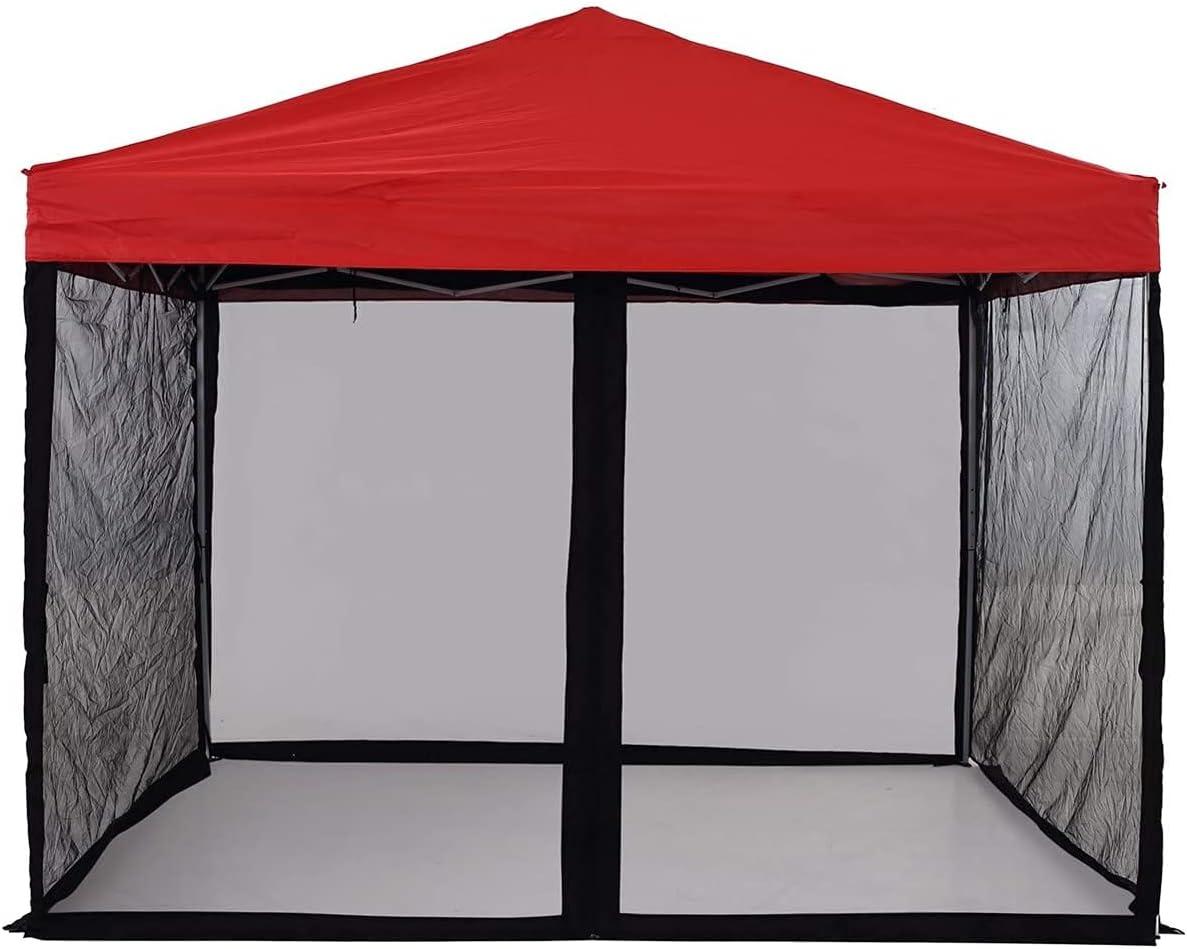 Black Mesh Mosquito Net for 10x10 Gazebo