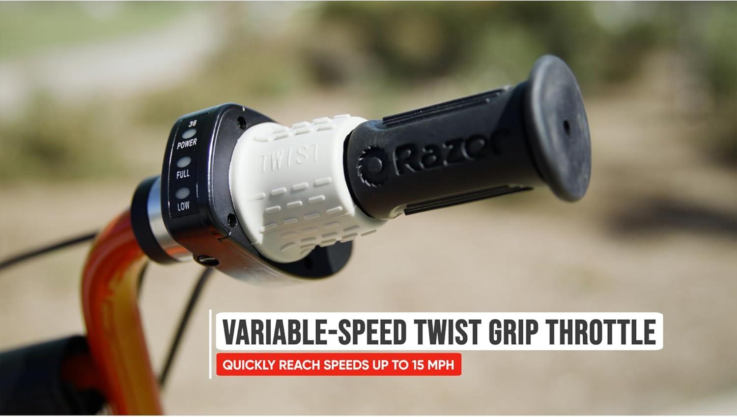 Razor Boy's 16" Dirt Rocket MX500 High Performance Electric Motocross Bike