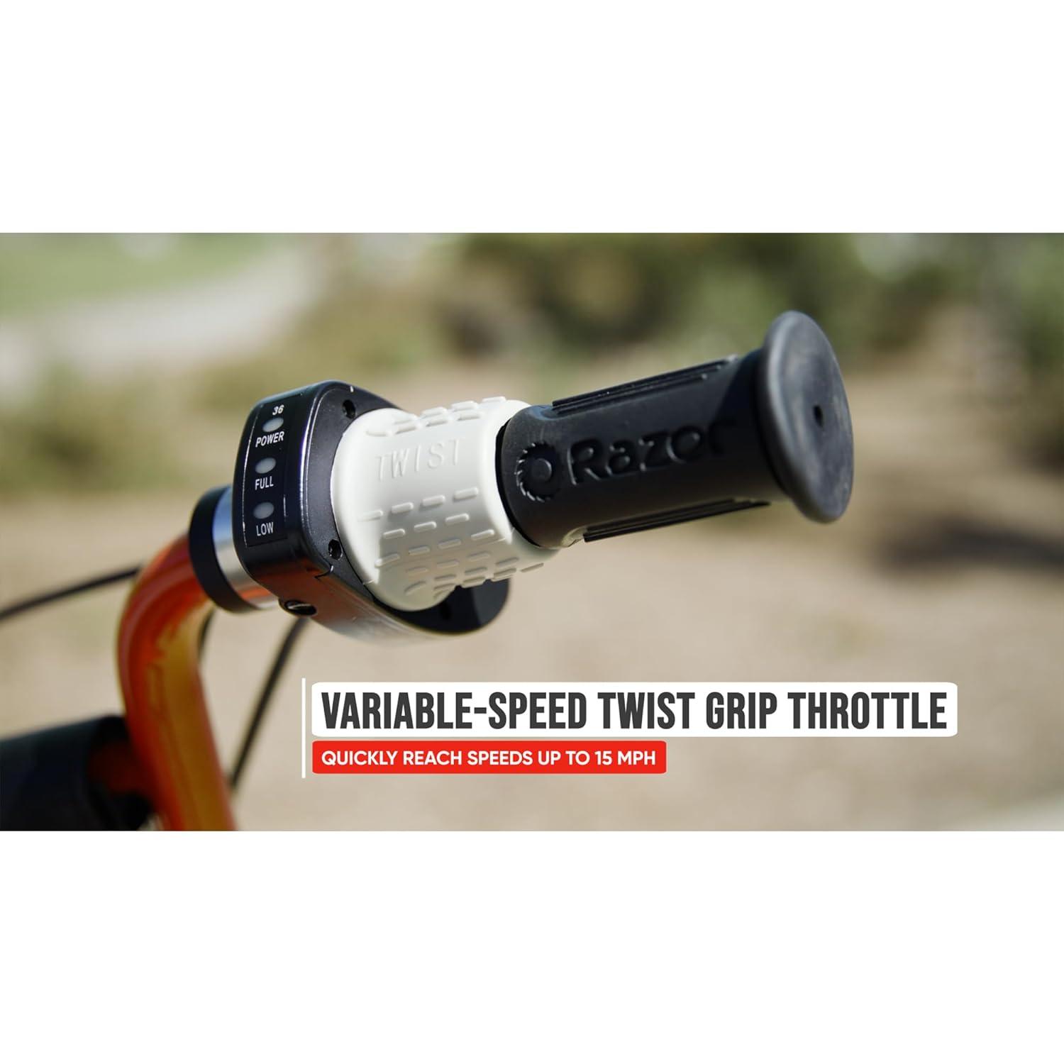 Razor Boy's 16" Dirt Rocket MX500 High Performance Electric Motocross Bike