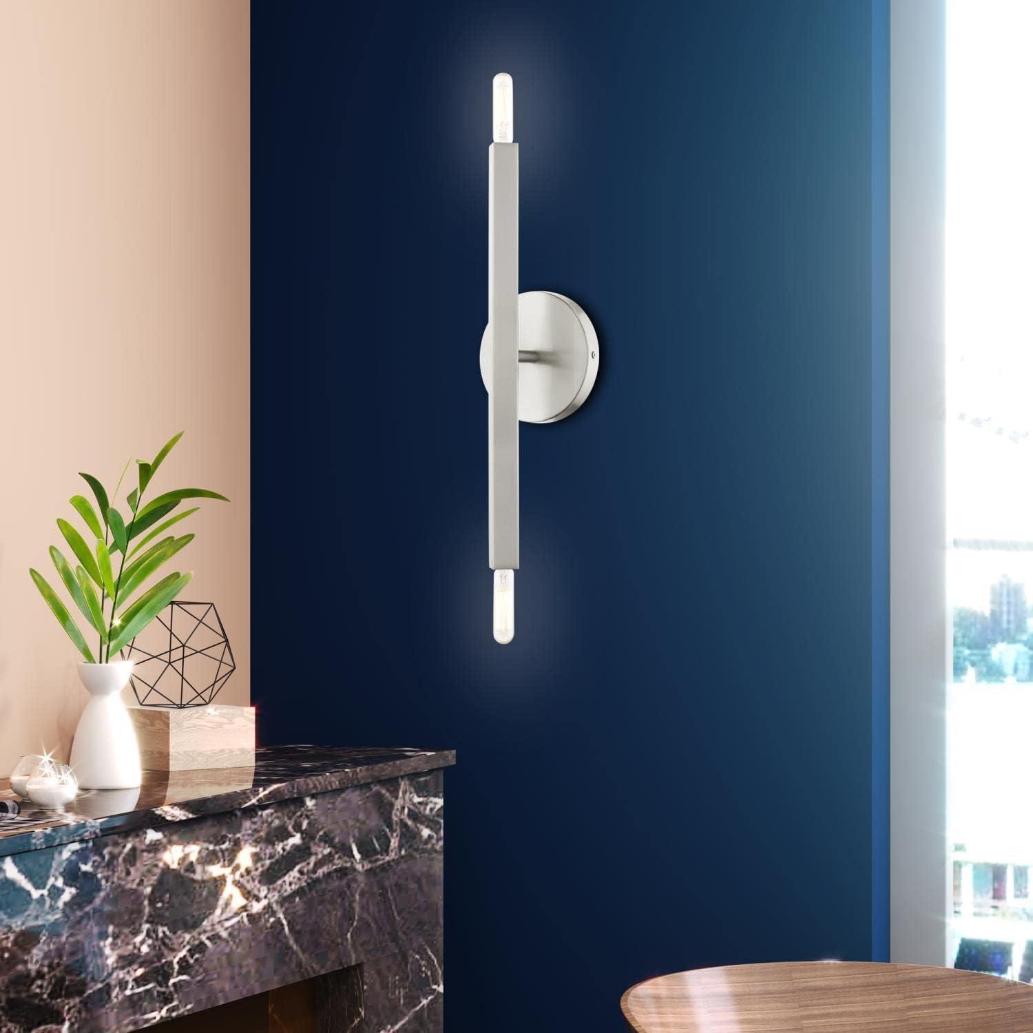 Livex Lighting Moco 2 - Light Wall Light in  Brushed Nickel