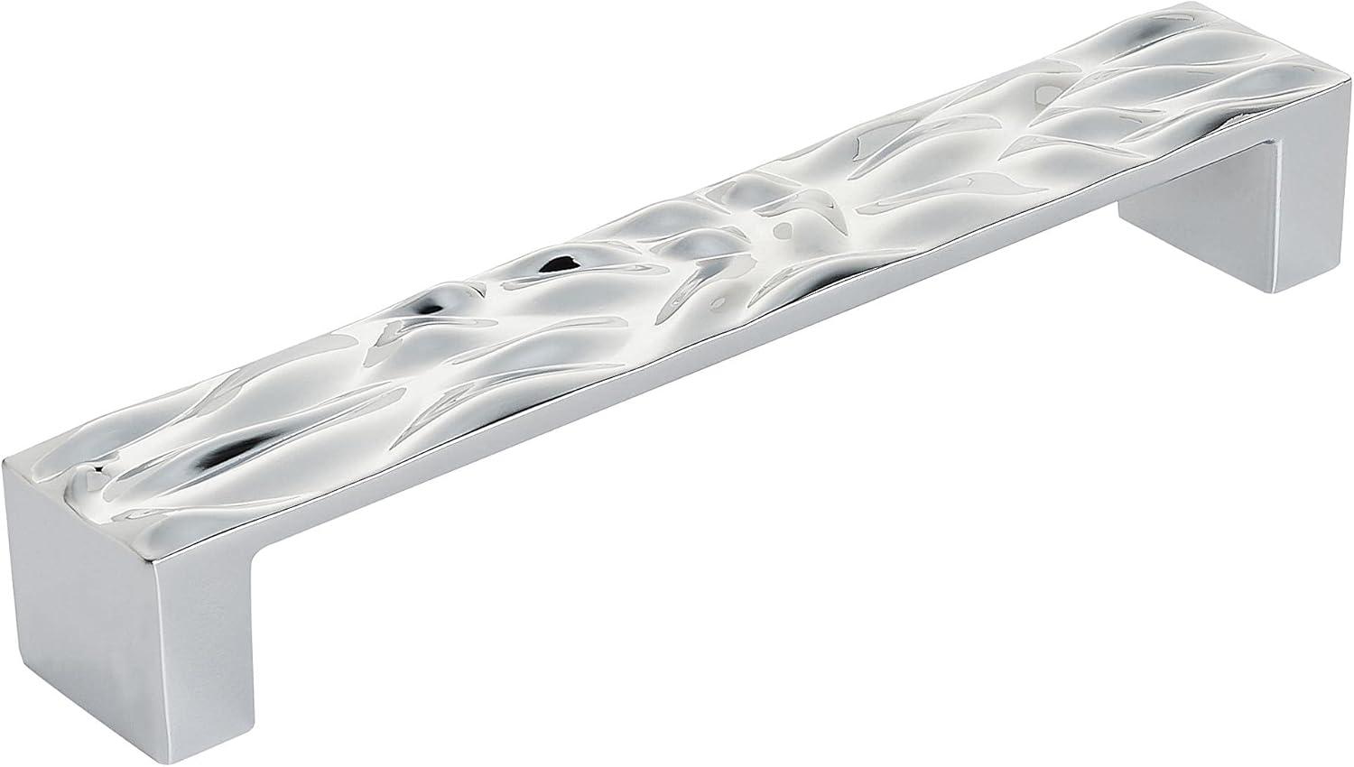 Amerock | Cabinet Pull | Polished Chrome | 6-5/16 inch (160 mm) Center to Center | Calathea | 1 Pack | Drawer Pull | Drawer Handle | Cabinet Hardware