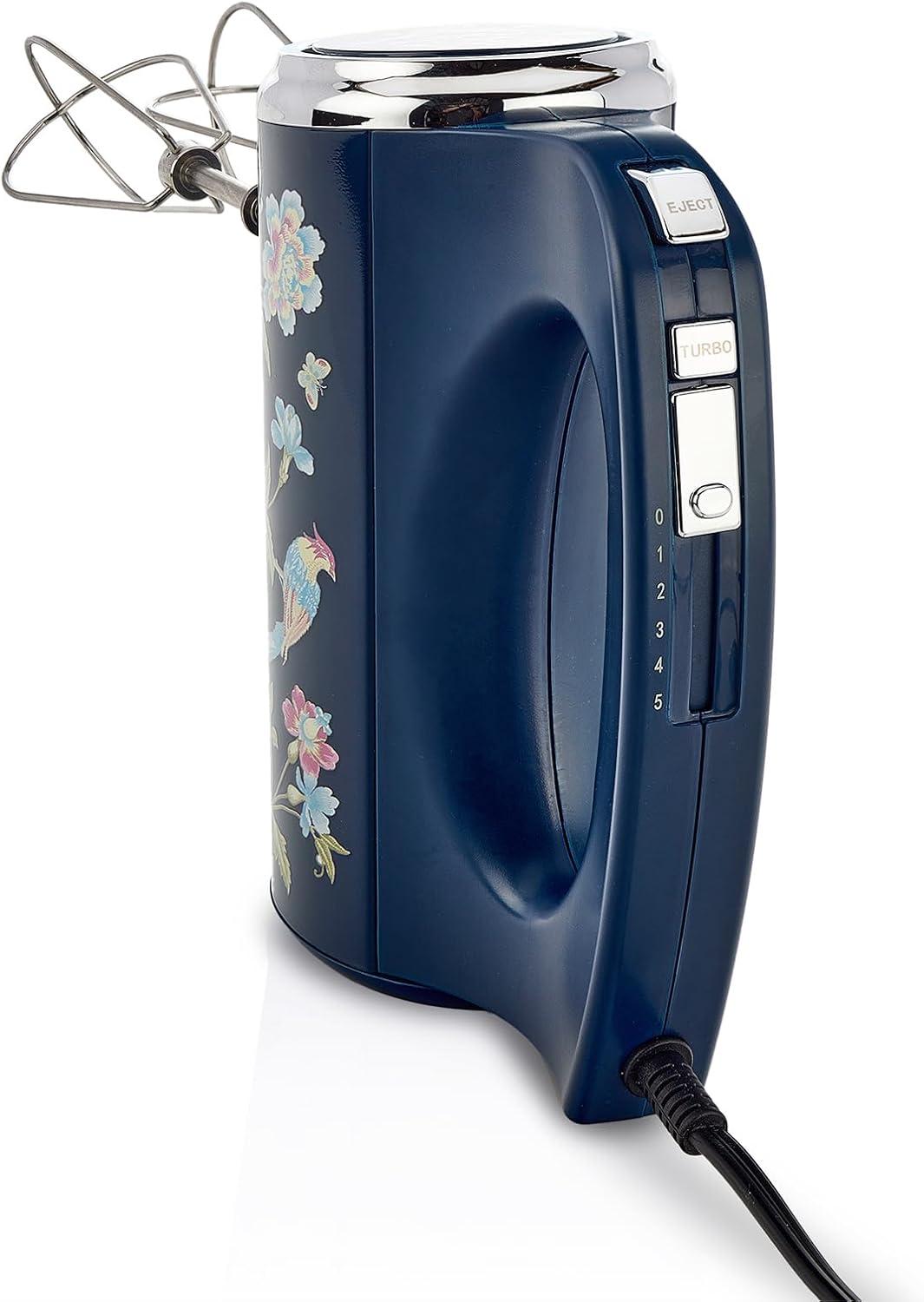 VQ - Laura Ashley 5-Speed 300-Watt Hand Mixer - Elveden Navy