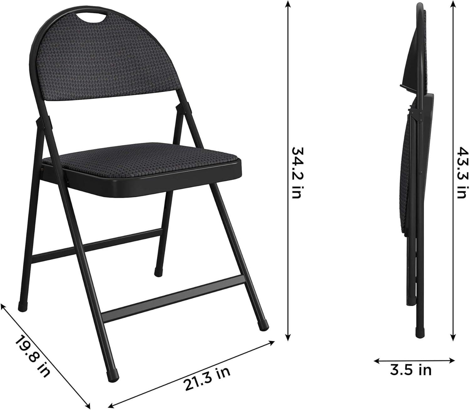 COSCO COSCO Commercial XL Smartfold Fabric Padded Chair