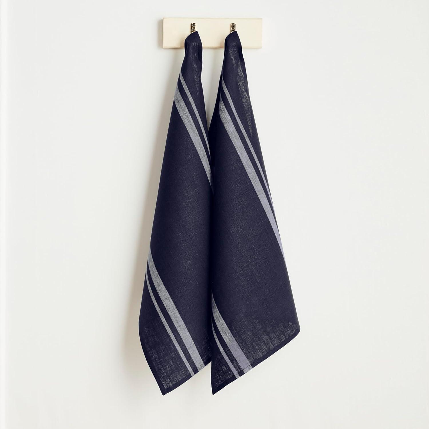 French Stripe - 100% Pure Linen Kitchen Towel