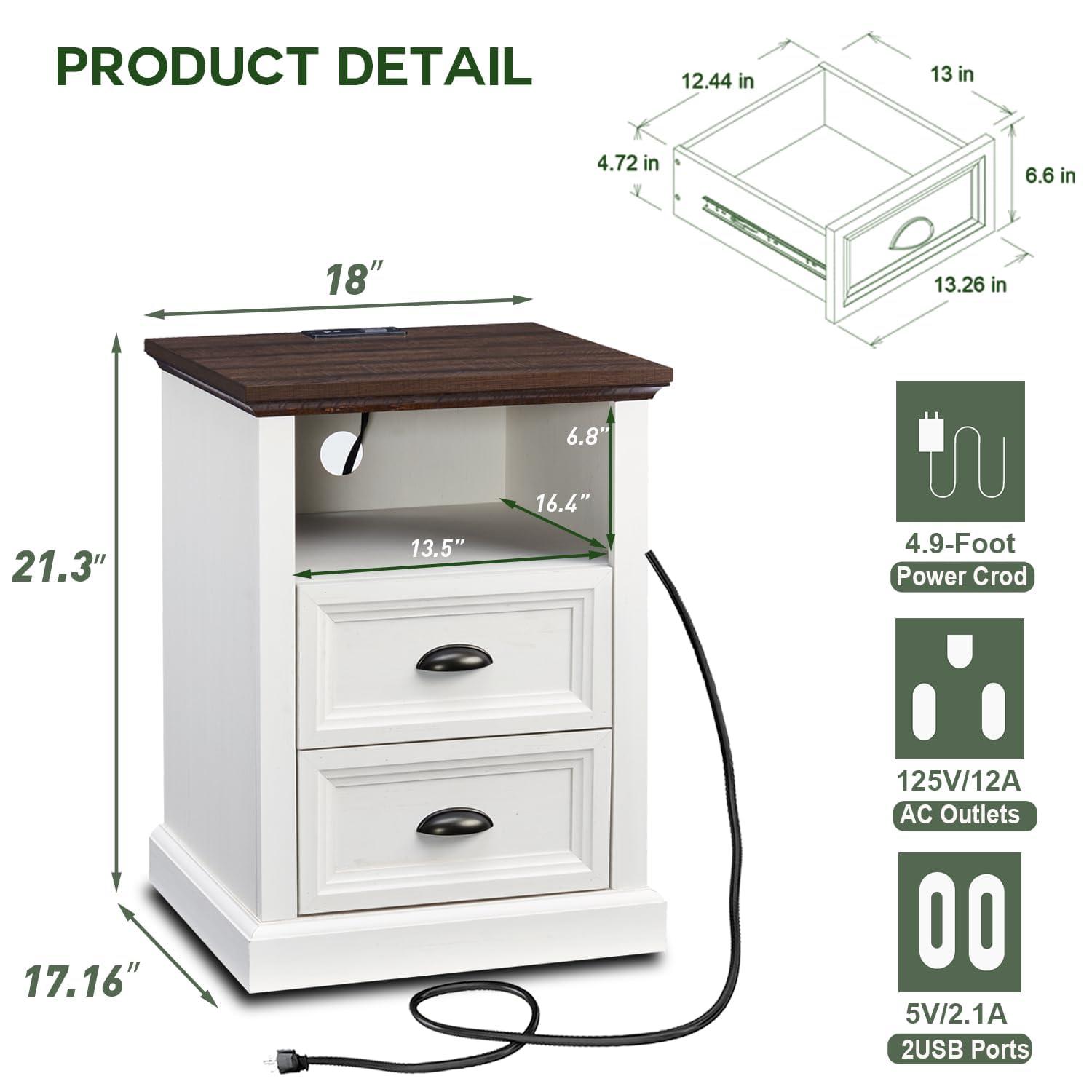 Winston Porter Nadra 4 Drawer Dresser for Bedroom, Chest of Drawers Organizer Storage, Farmhouse Wood Rustic Tall Dresser