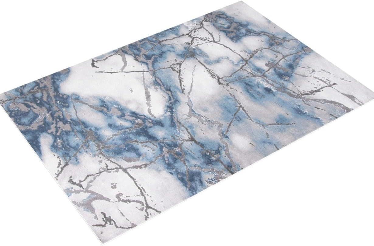 Craft CFT877 Loomed Indoor Area Rug - Grey/Blue - 6'7"x9' - Safavieh