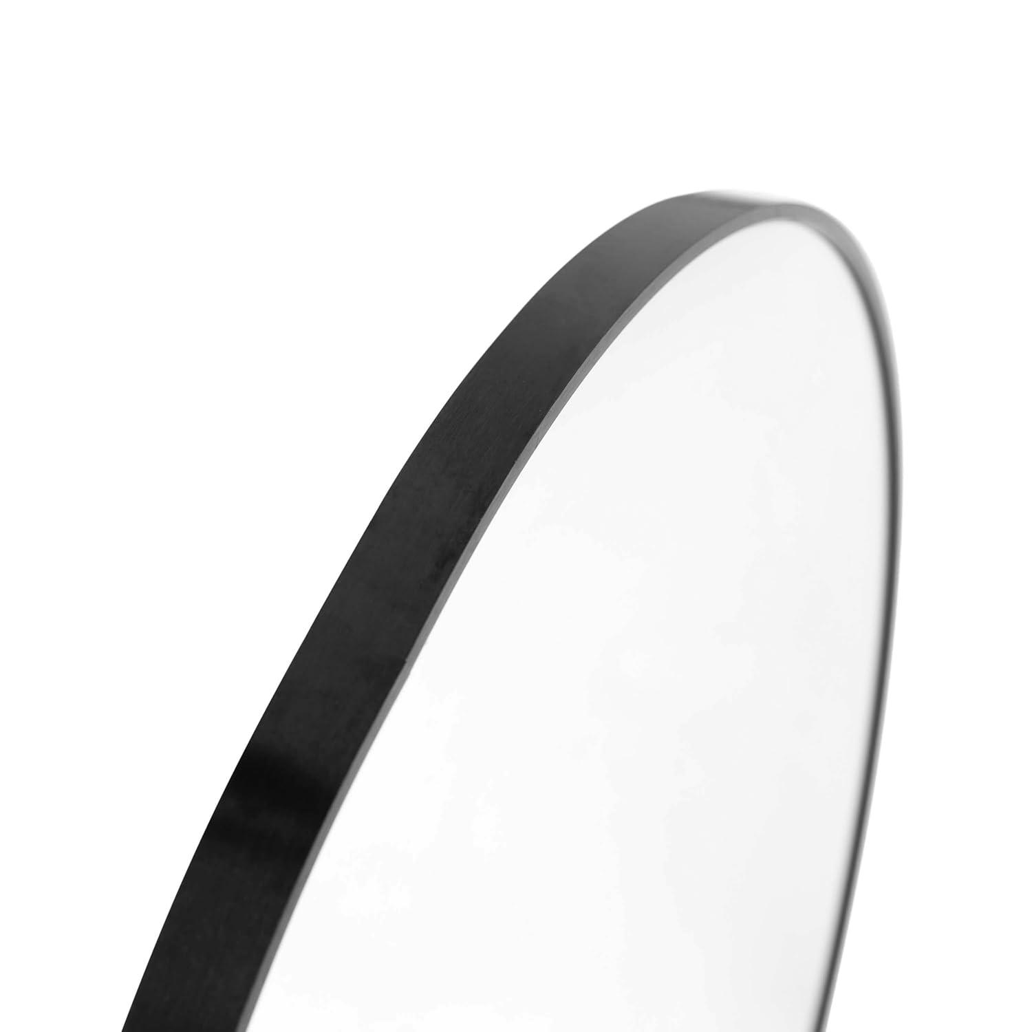 Flash Furniture Wall Mounted Mirror 36" Round Black (RHM003RD91MBBK)