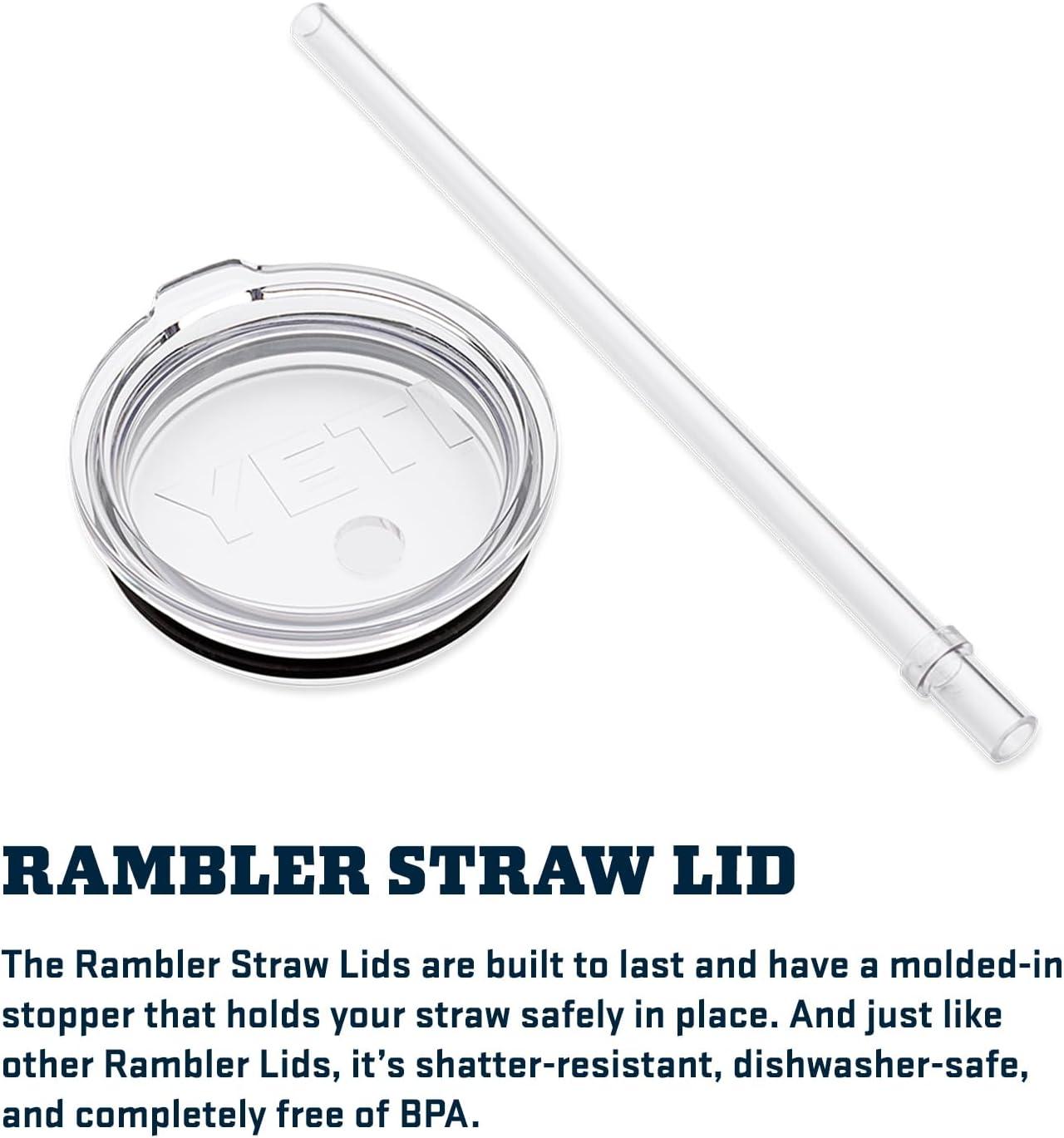 Clear Shatterproof Straw Lid for 20 oz Tumblers
