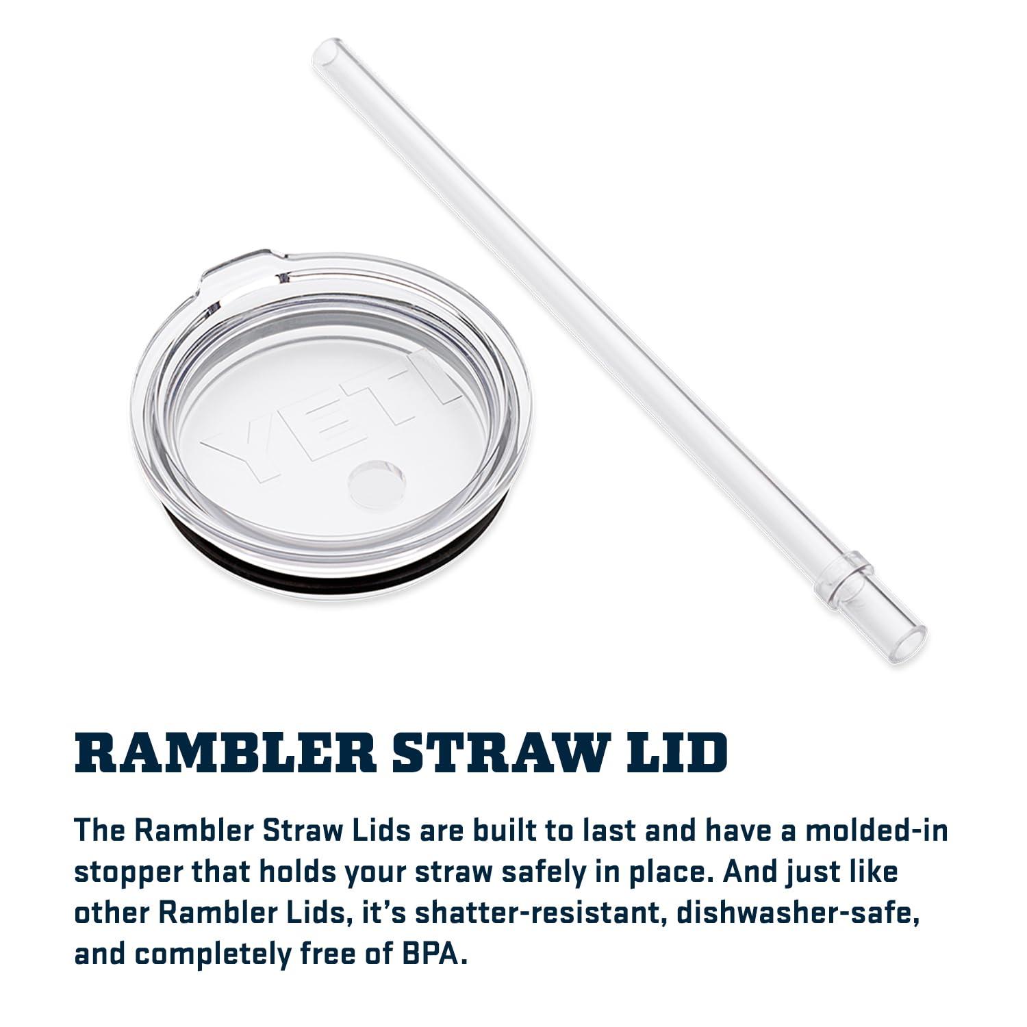 Clear Shatterproof Straw Lid for 20 oz Tumblers