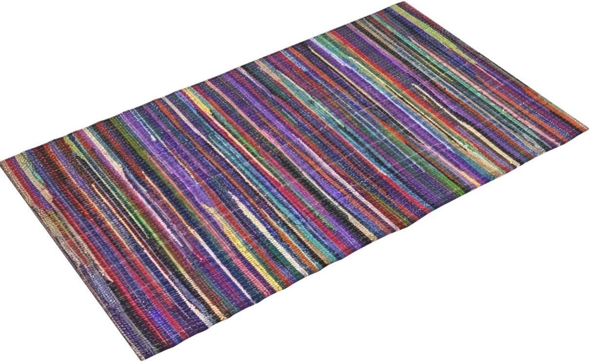 Rag Area Rug RAR240 Hand Woven Area Rug  - Safavieh