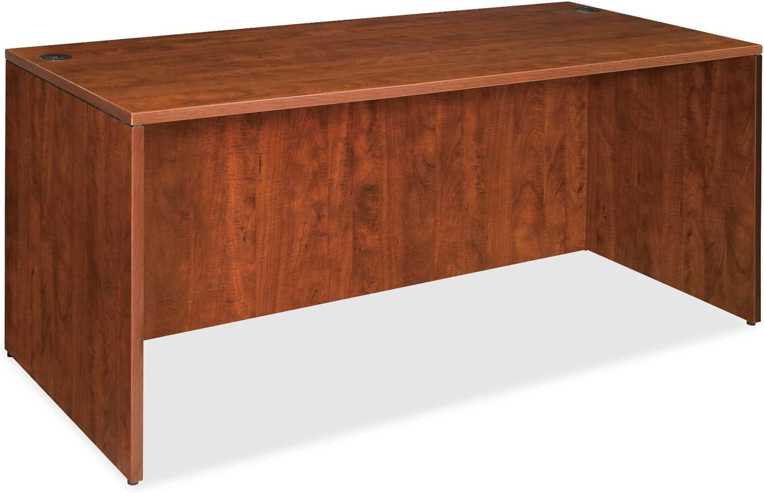 Essentials Cherry Laminate Rectangular Office Desk, 72"x36"