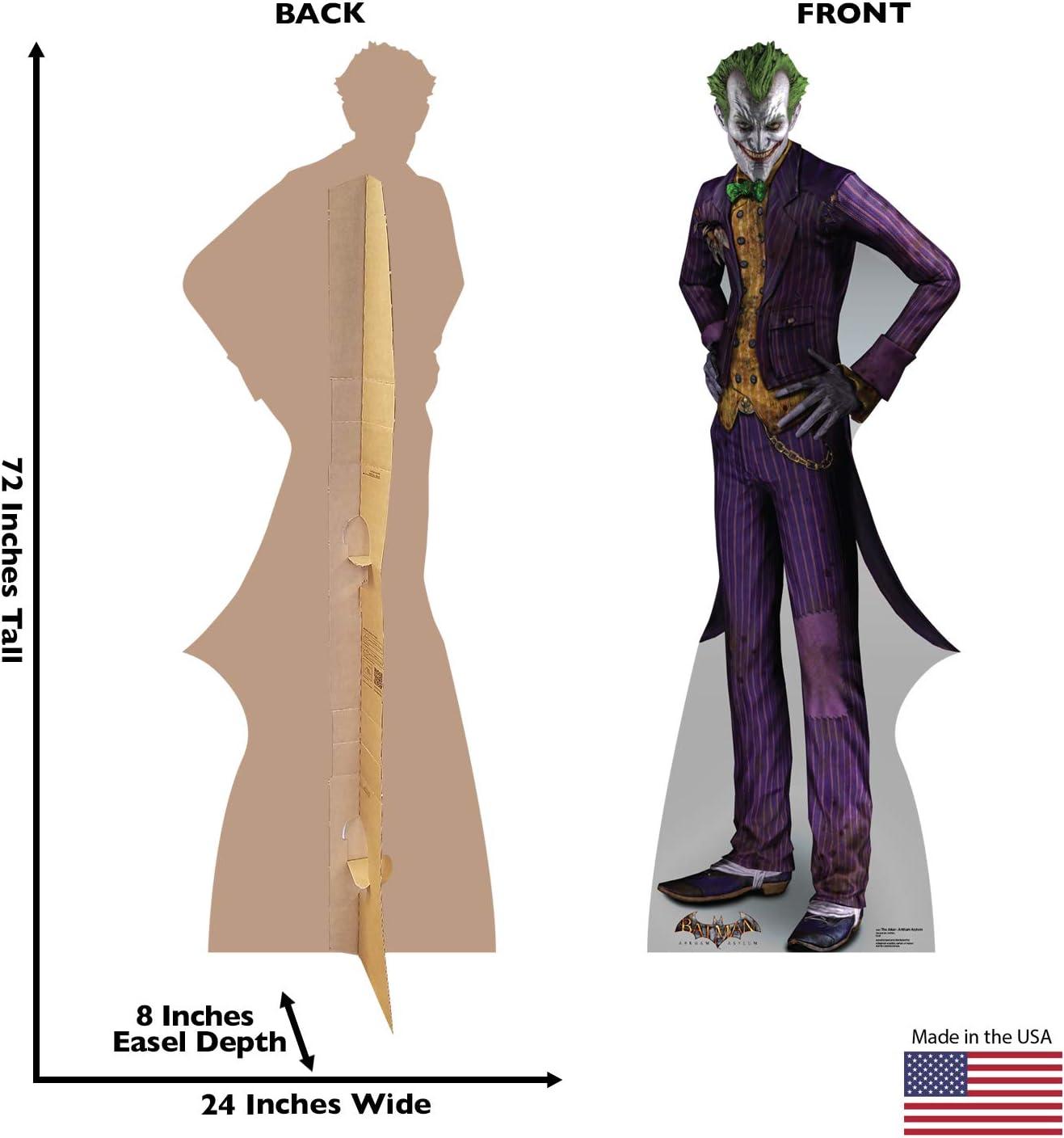 Life-Size Joker Arkham Asylum Cardboard Cutout Standee