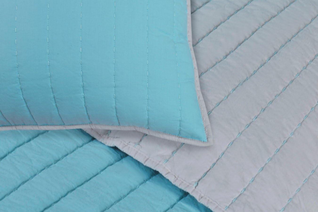 Superior Brandon Standard Cotton Traditional Reversible Quilt Set