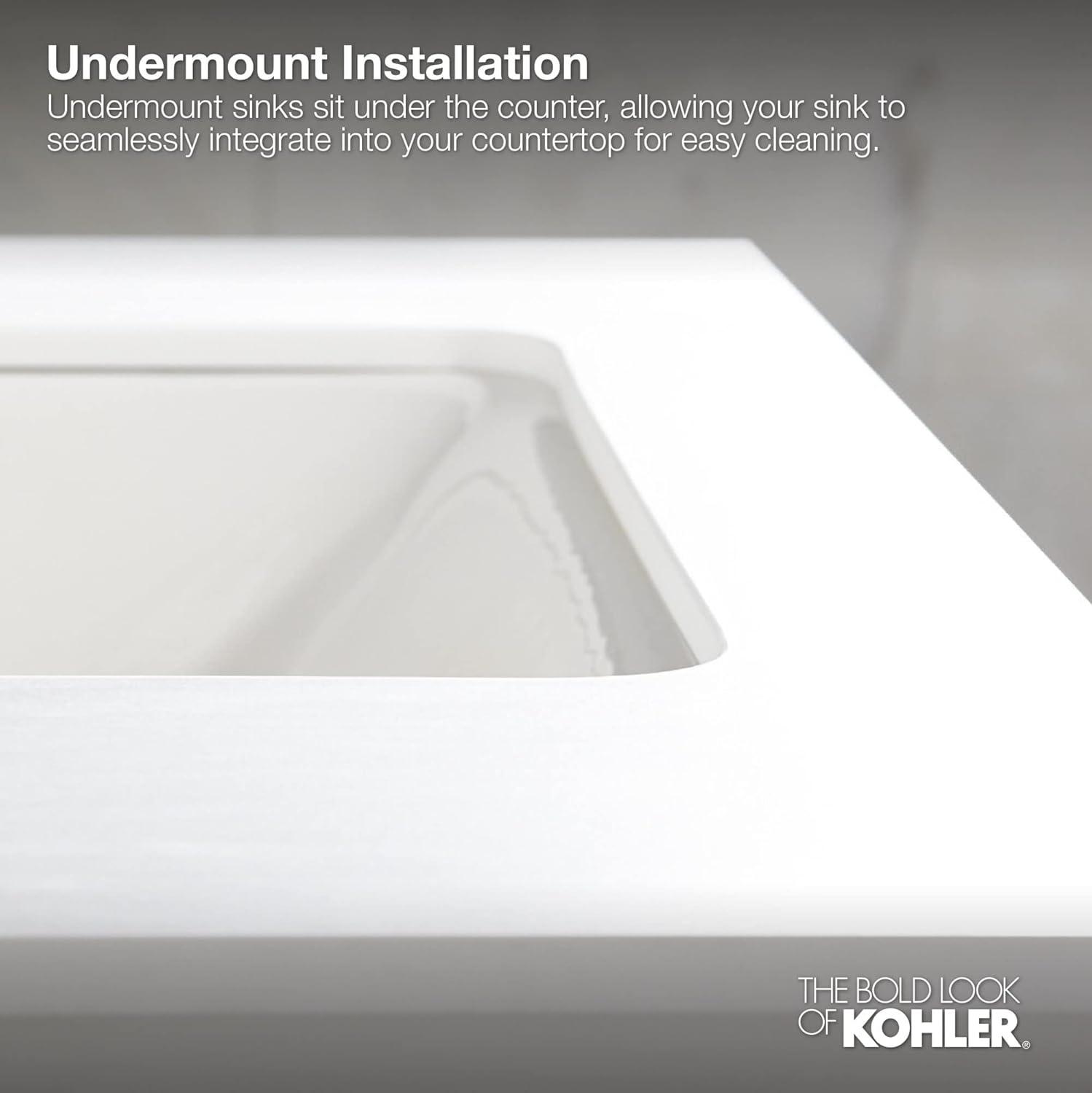 Tahoe Metal Rectangular Drop-In Bathroom Sink with Overflow