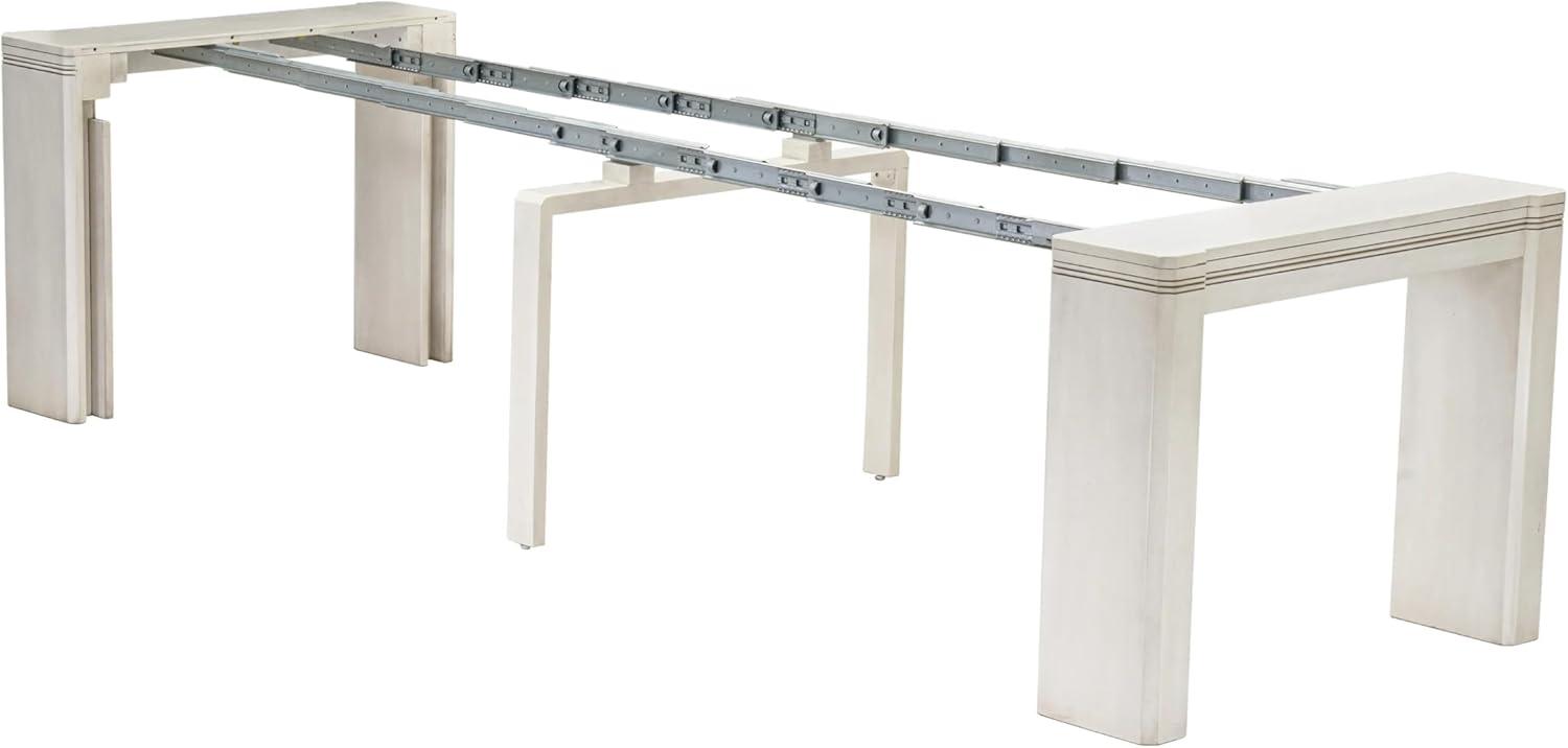Luxe by East West Furniture Extendable Dining Table - a Rectangle Dining Table Top