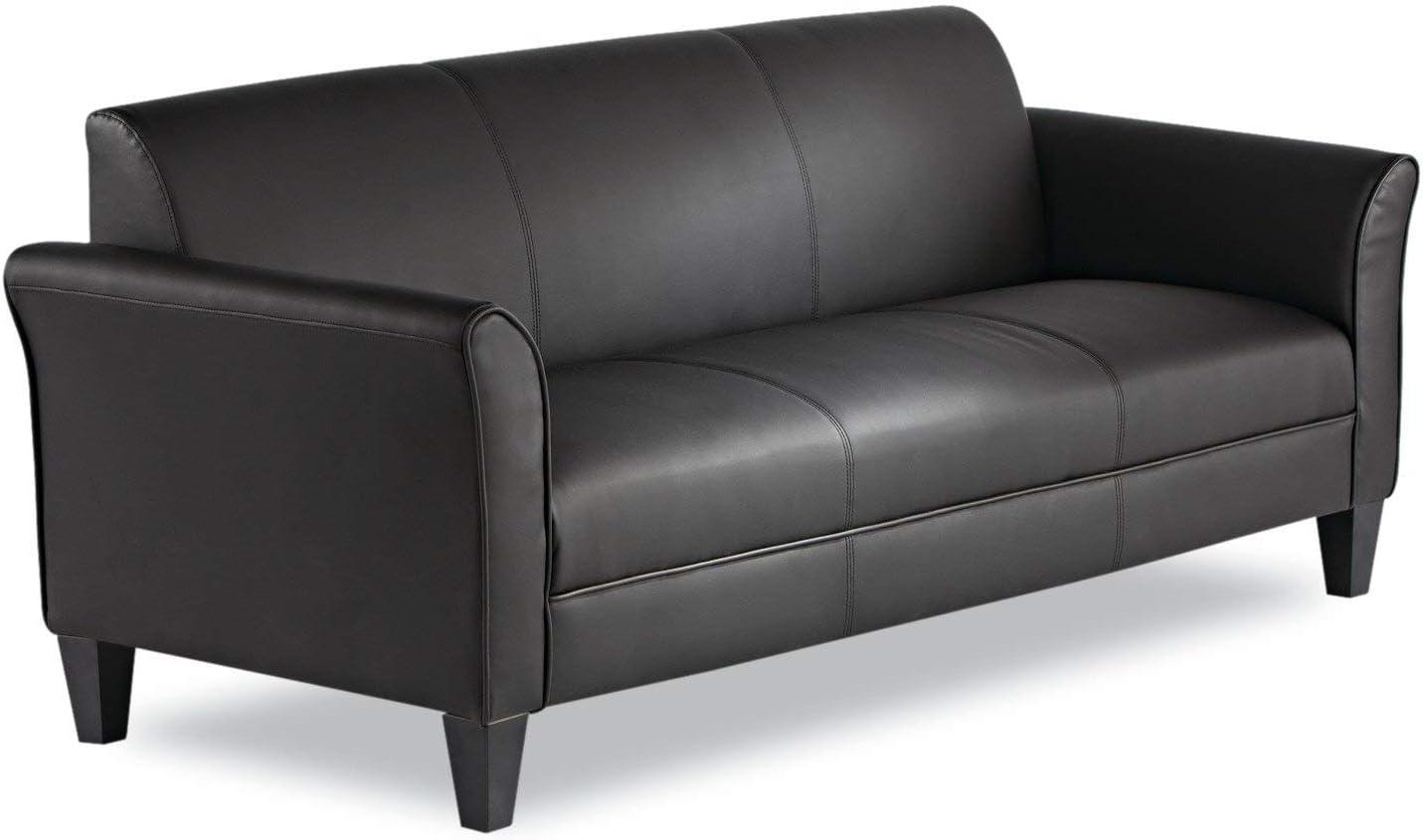 Leather 77'' Reception Sofa