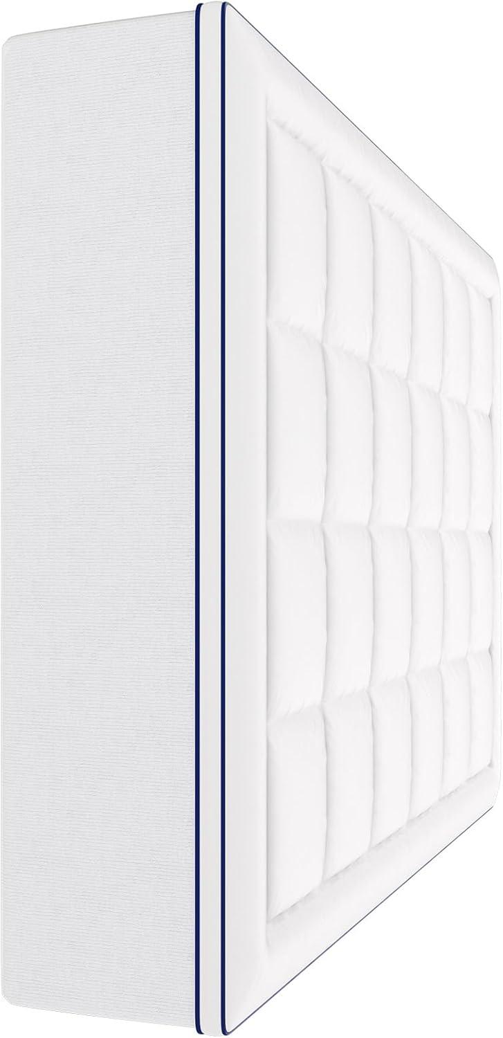 VEVOR Mattress Topper Premium Memory Foam Fiber Fill 4 in Thickness