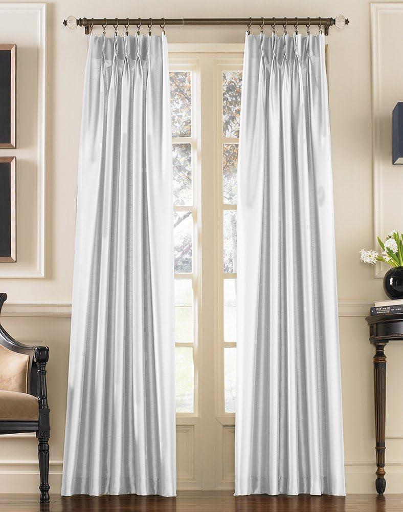 Curtainworks Marquee 108" Single Panel Curtain, White, Adult