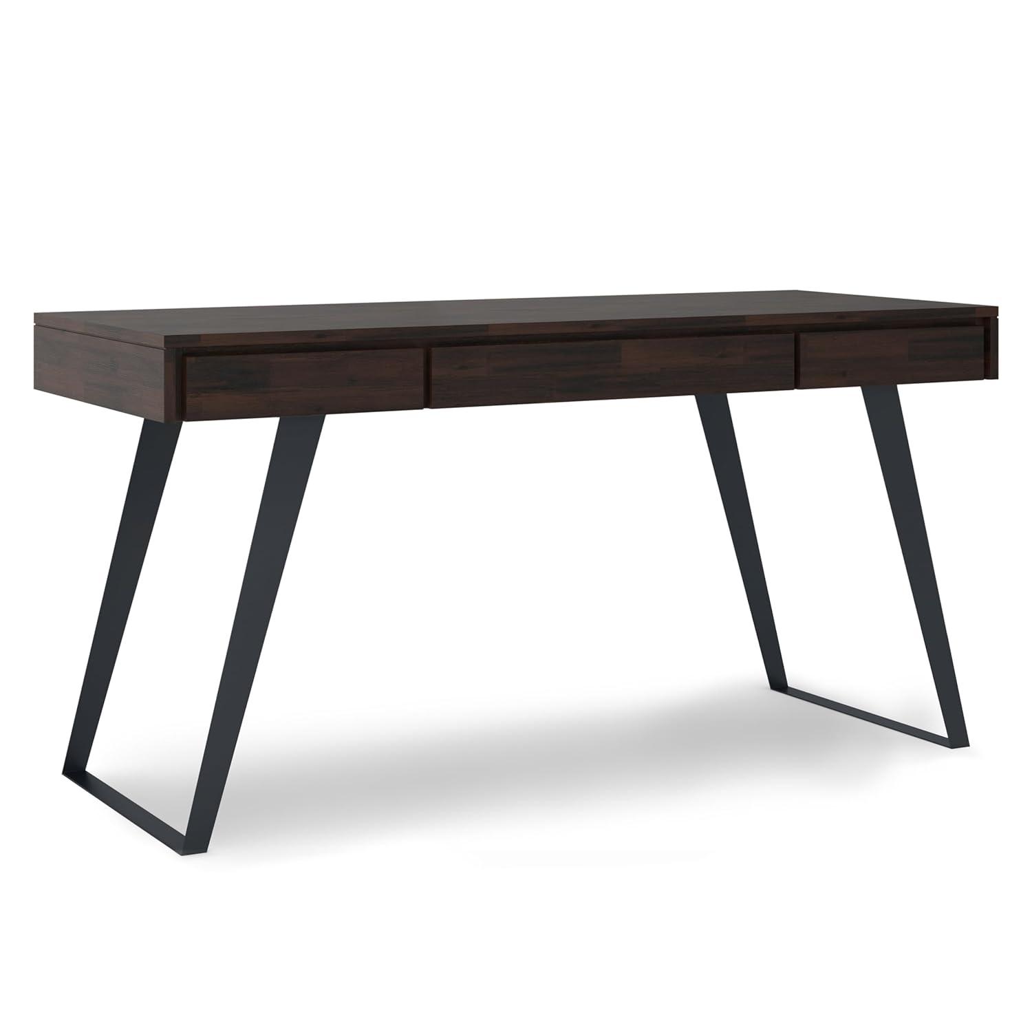 Simpli Home Lowry Solid Wood Desk