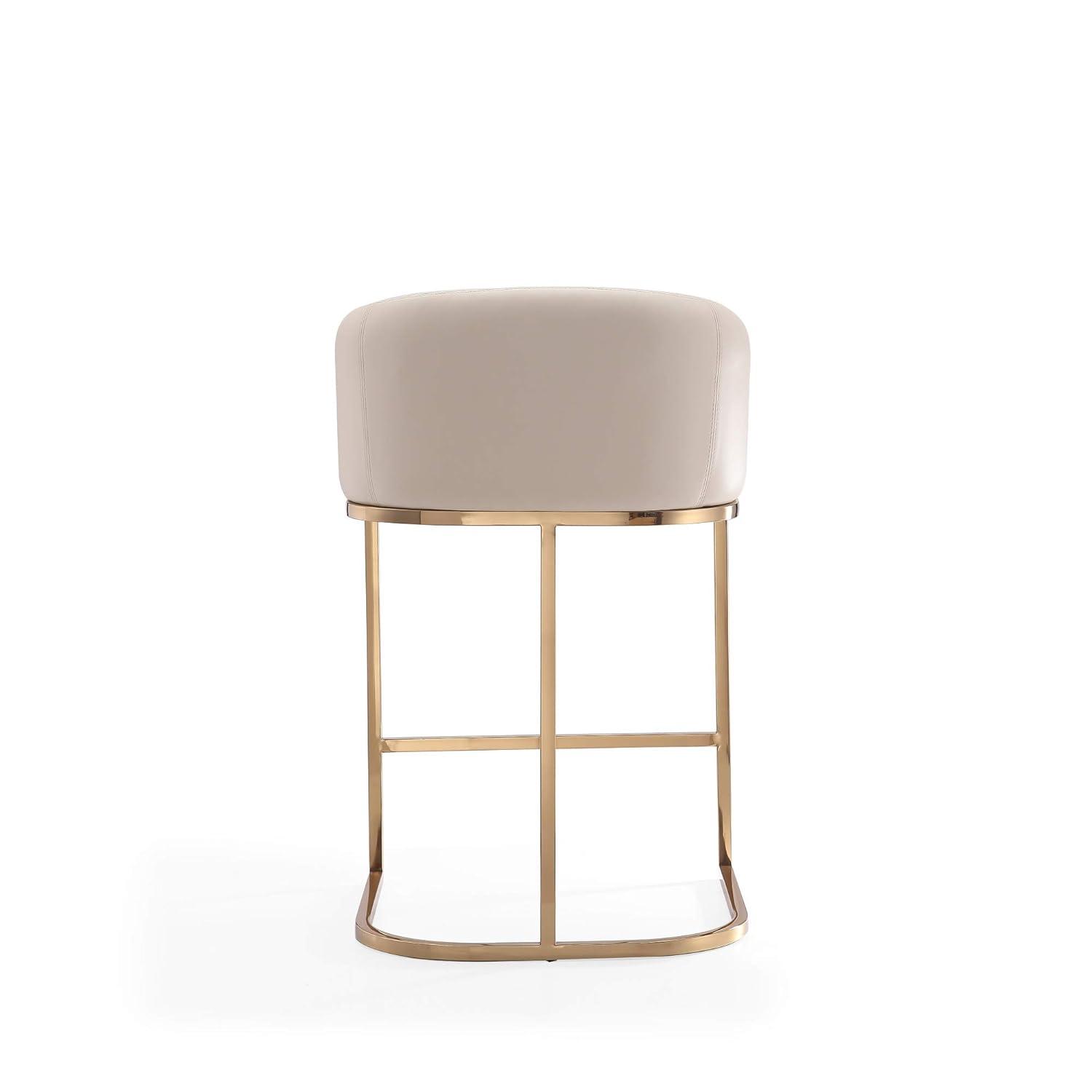 Bolland Upholstered Counter Stool with Metal Frame