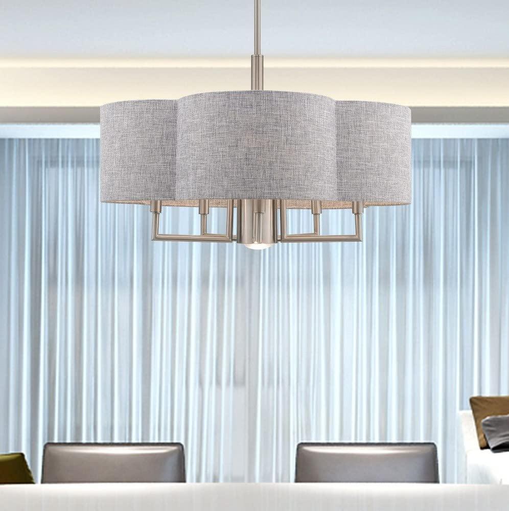 Livex Lighting Kalmar 5 - Light Chandelier in  Brushed Nickel