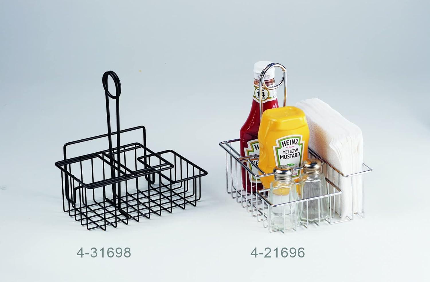 G.E.T. Tabletop Caddies - 4 Compartment Condiment Caddy