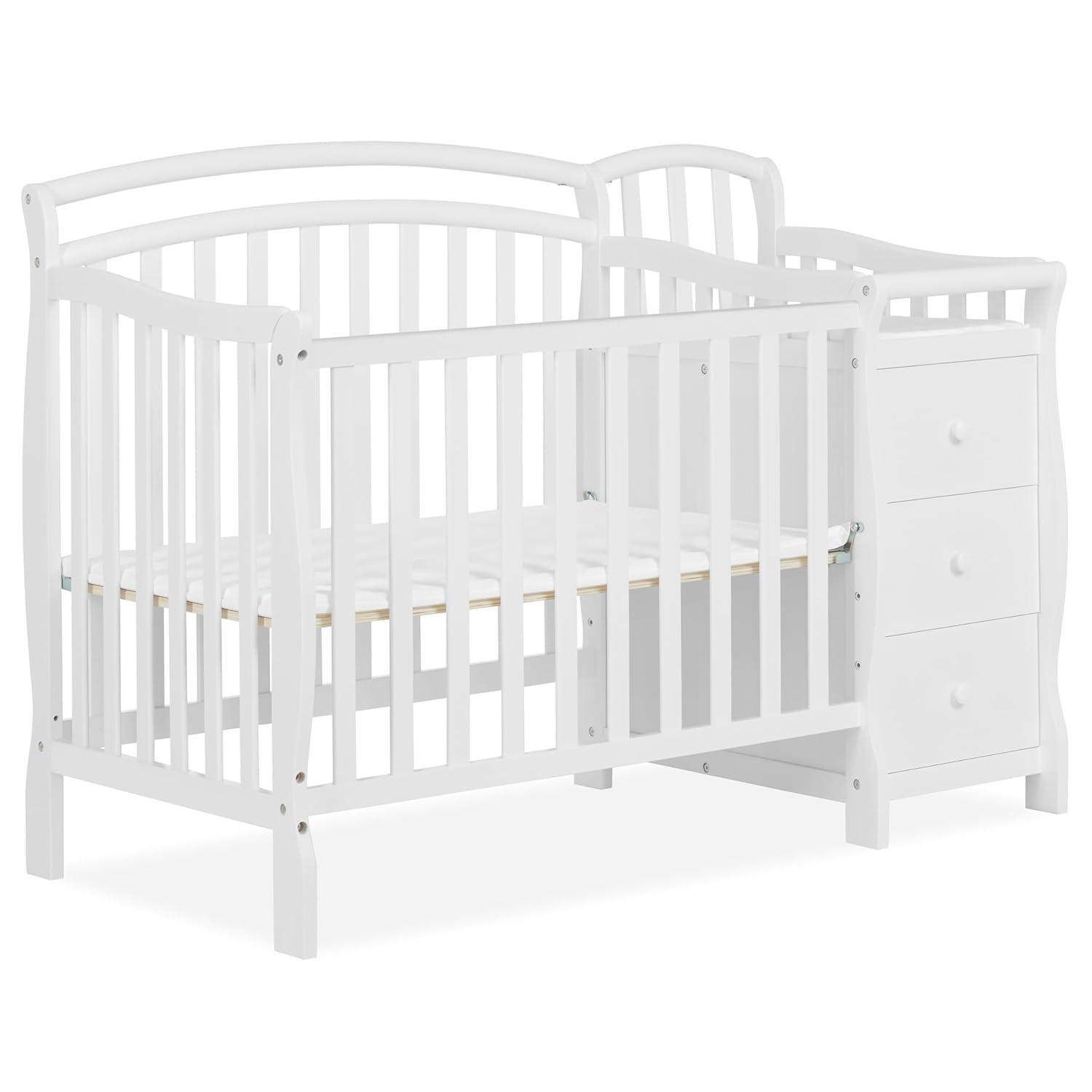 Dream On Me Caso 4-in-1 Mini Convertible Crib and Changer