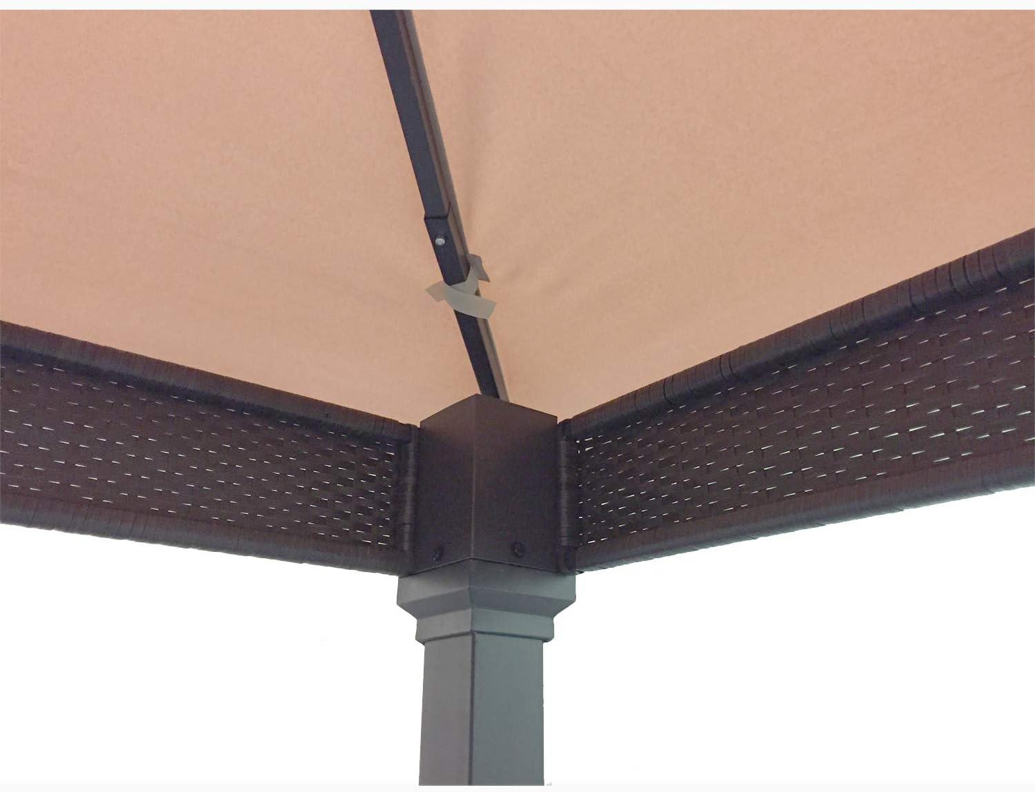 Garden Winds Beige Replacement Canopy for Gazebo