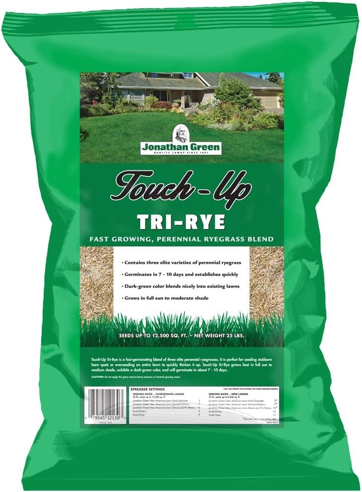 Jonathan Green Touch-Up TRI-RYE Perennial Ryegrass Blend, 25lb