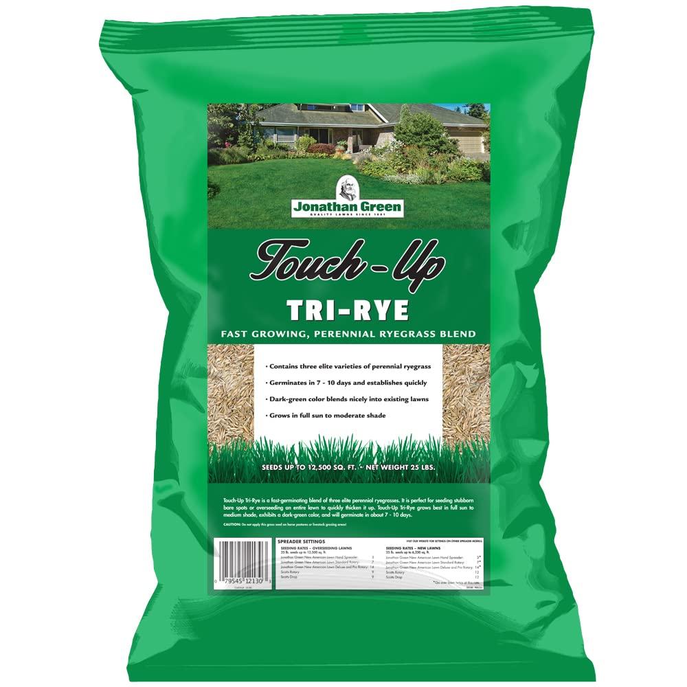 Jonathan Green Touch-Up TRI-RYE Perennial Ryegrass Blend, 25lb