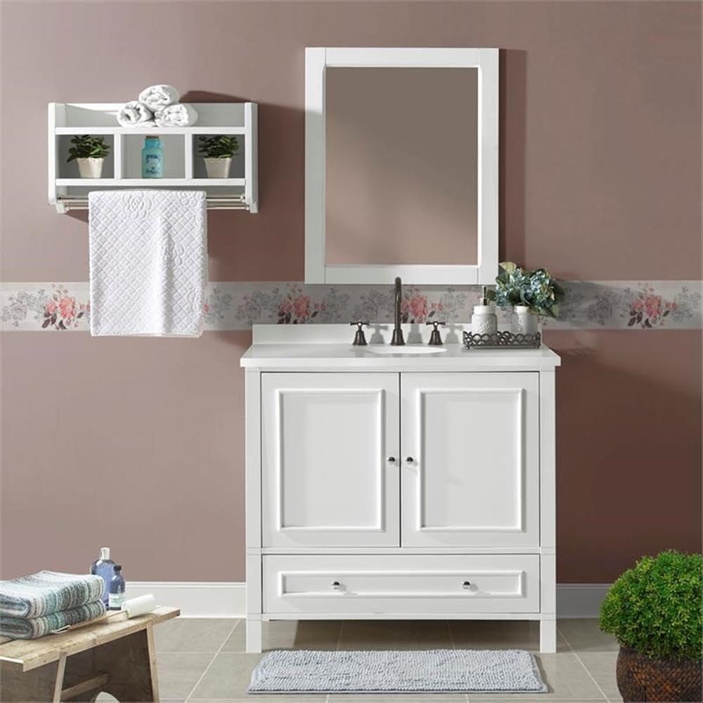 Williamsburg 36"W Transitional Style Vanity Cabinet With Soft Close Doors And Drawers