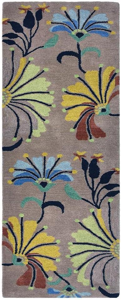 Rugsotic Carpets Hand Tufted Wool Eco-Friendly Area Rugs - 4'x6', Rectangle, Camel, Modern Contemporary Design, High Pile Handmade Anti Skid Rugs for Living Room, Bed Room (K00219)
