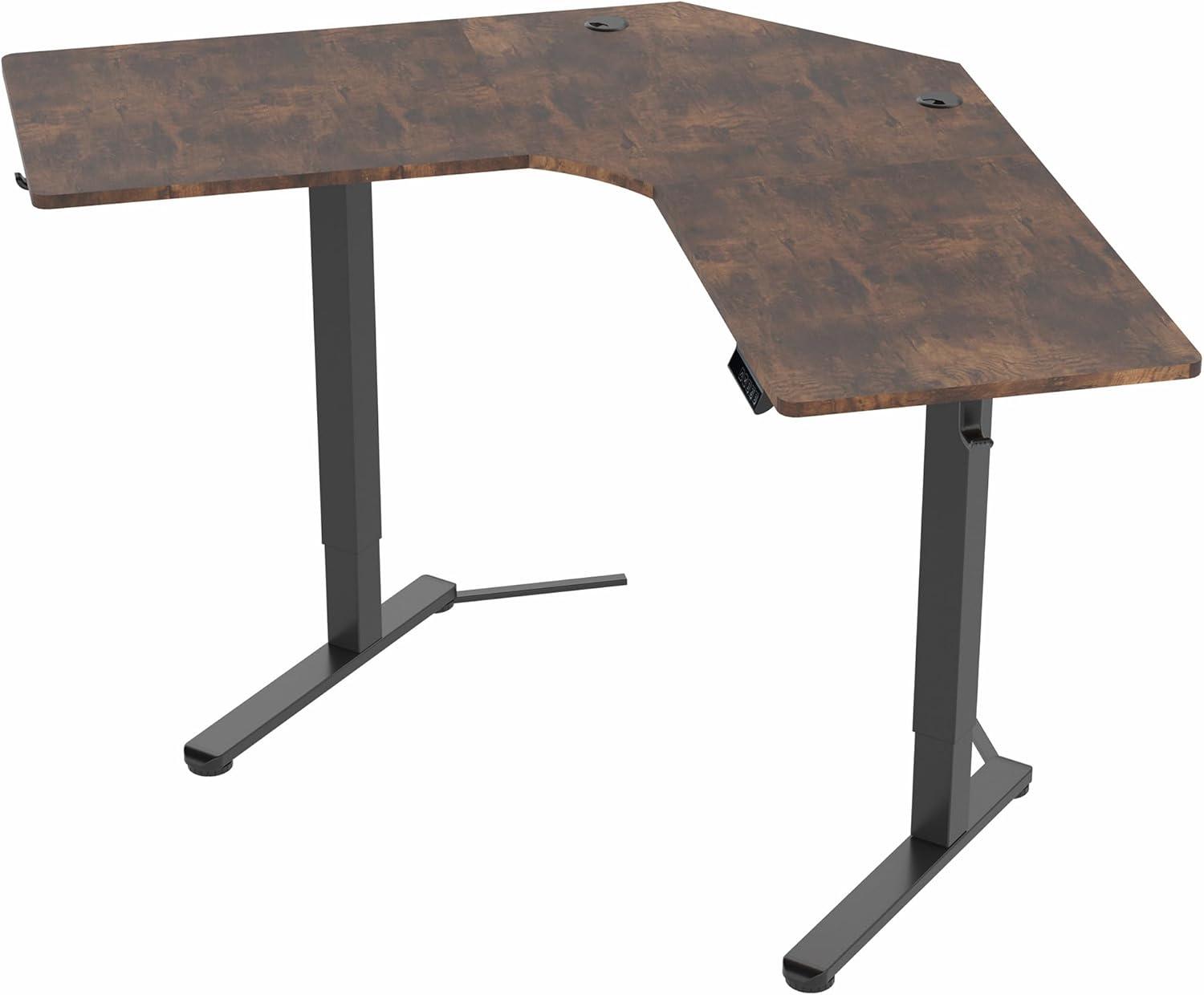 VIVO Electric Corner Standing Desk, L-Shaped Workstation (E1L94B series)