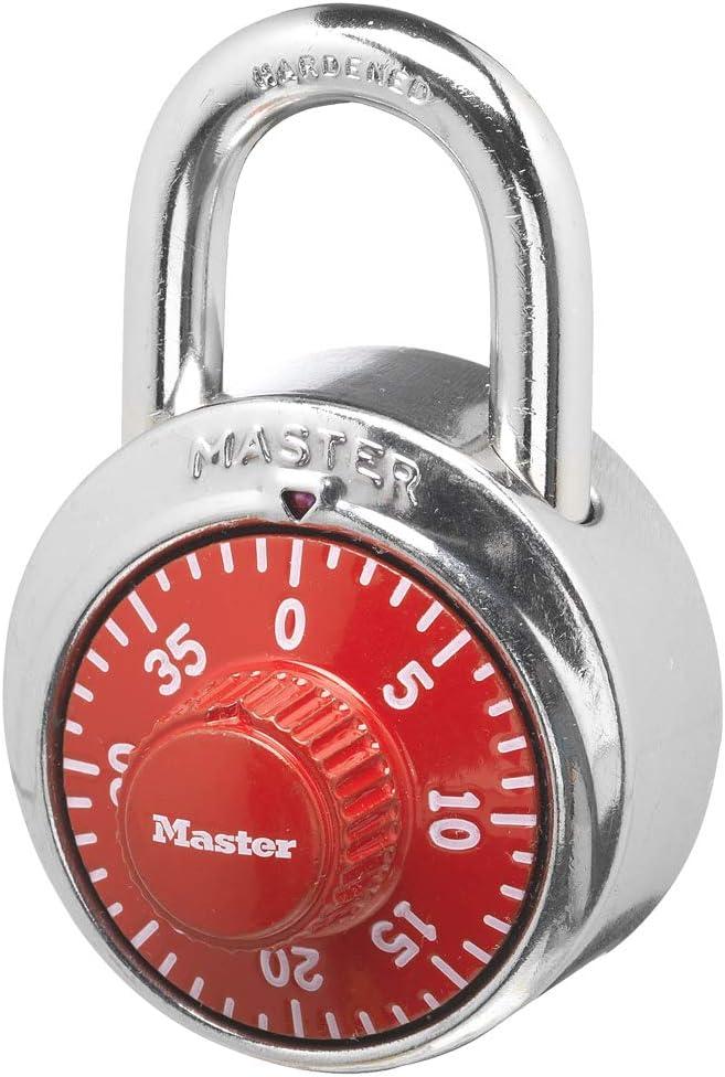 Master Lock 2 in. H X 7/8 in. W X 1-7/8 in. L Steel 3-Dial Combination Padlock