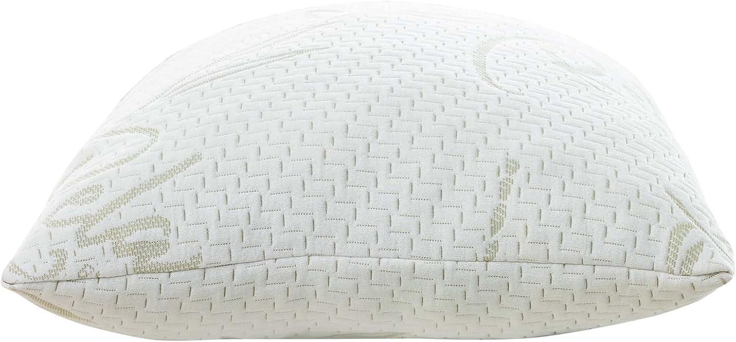 White Shredded Memory Foam Hypoallergenic Pillow