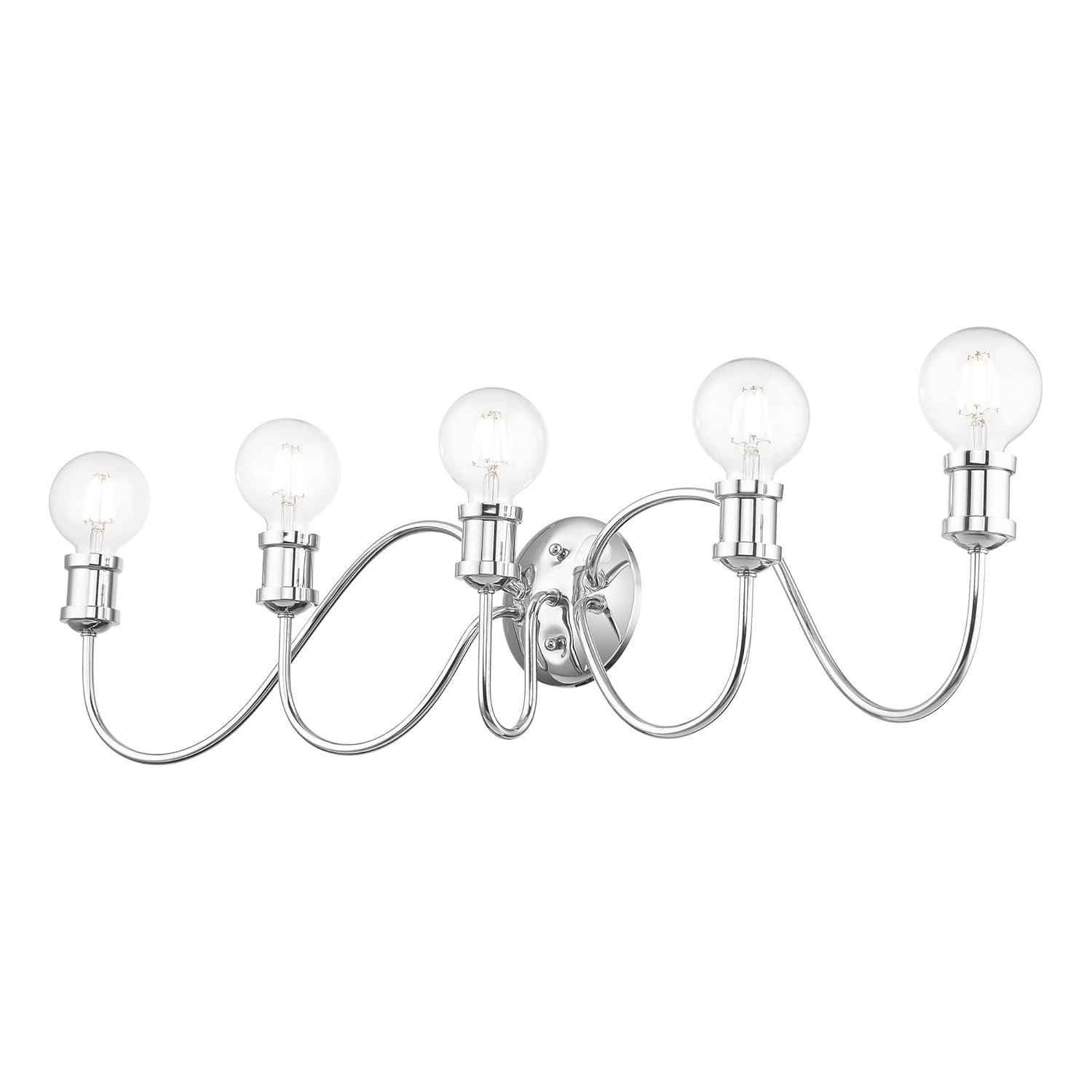 Livex Lighting Lansdale 5 - Light Vanity in  Polished Chrome